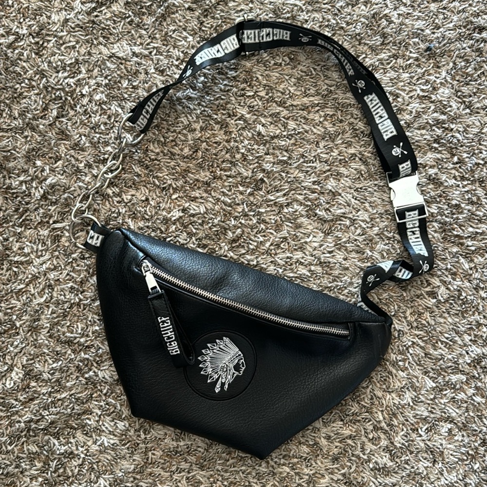 Leather Big Chief Fanny Pack